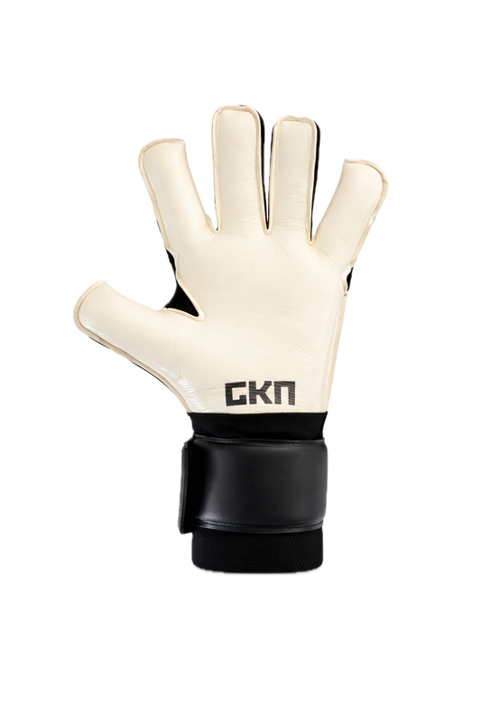 GKN VRTX goalkeeper gloves palm view with durable grip latex designed for all-weather performance