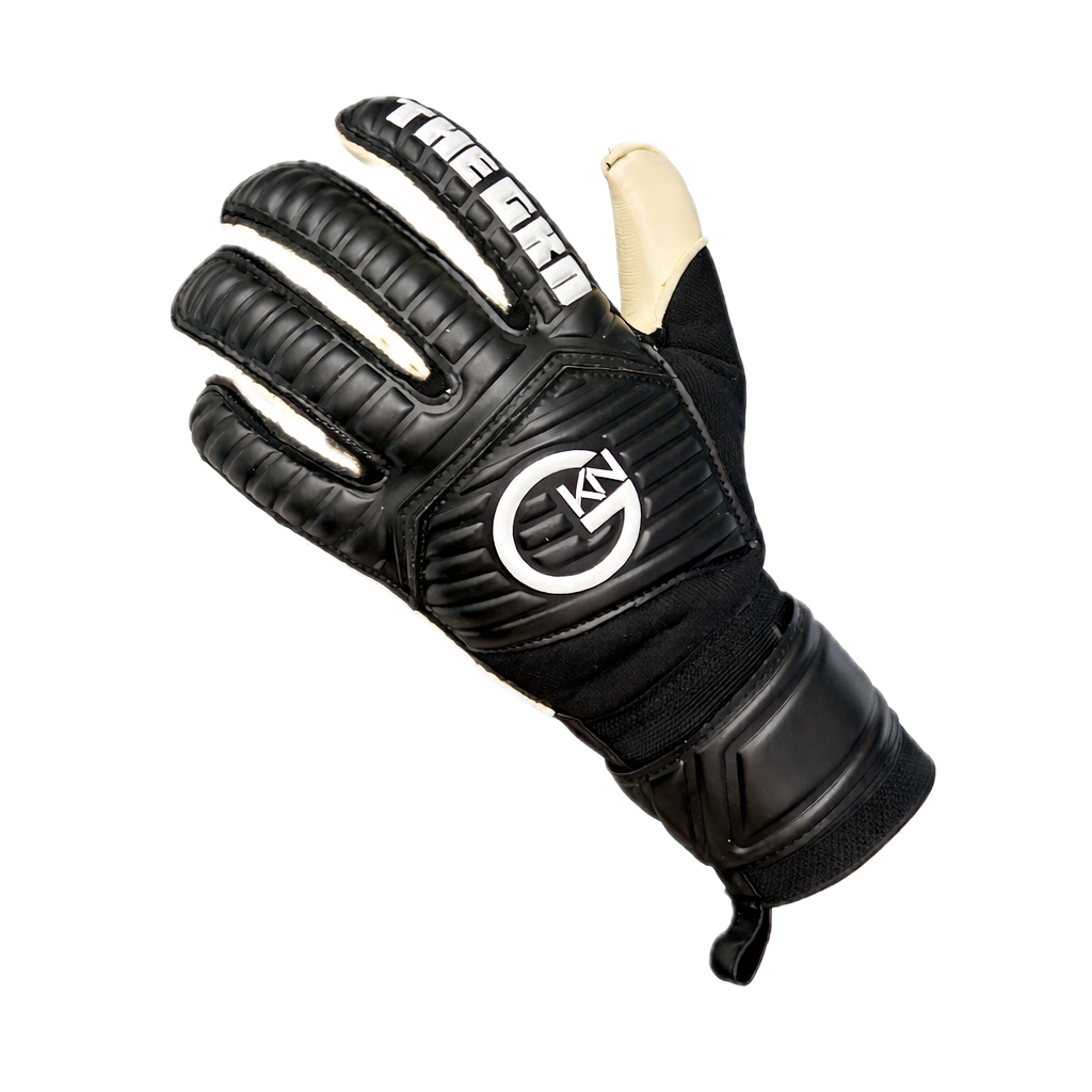 GKN Proline goalkeeper gloves backhand view with clean minimal design and flexible fit