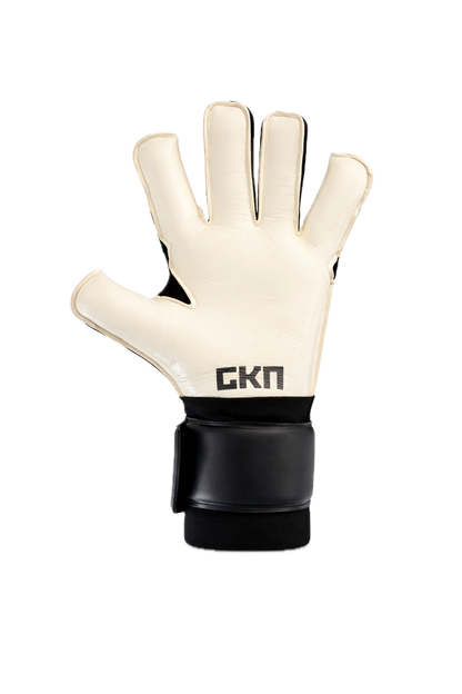 GKN VRTX goalkeeper gloves palm view with durable grip latex designed for all-weather performance